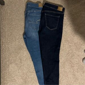 2 pairs of American Eagle Next Level Stretch Jeans